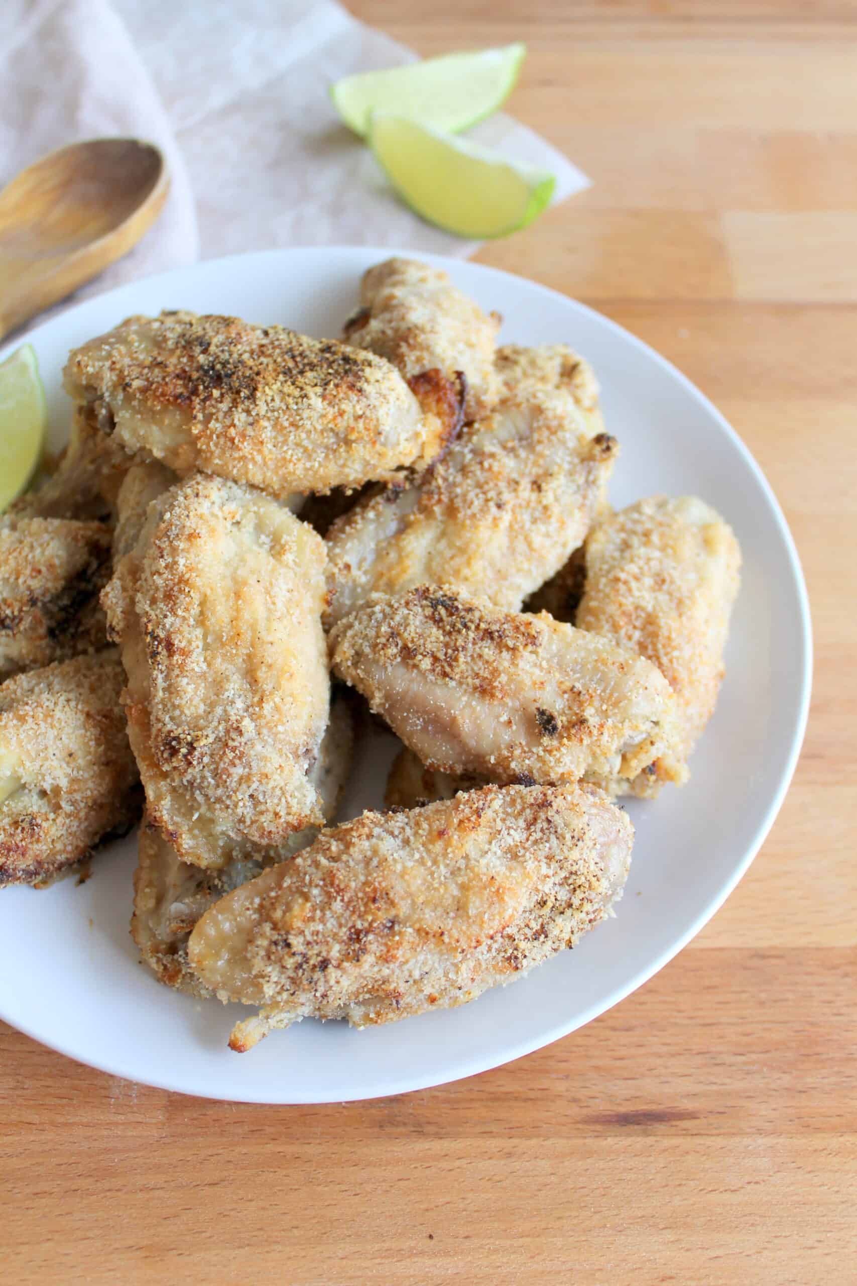 Crispy Keto Lemon Pepper Wings Recipe » Keto Foodie